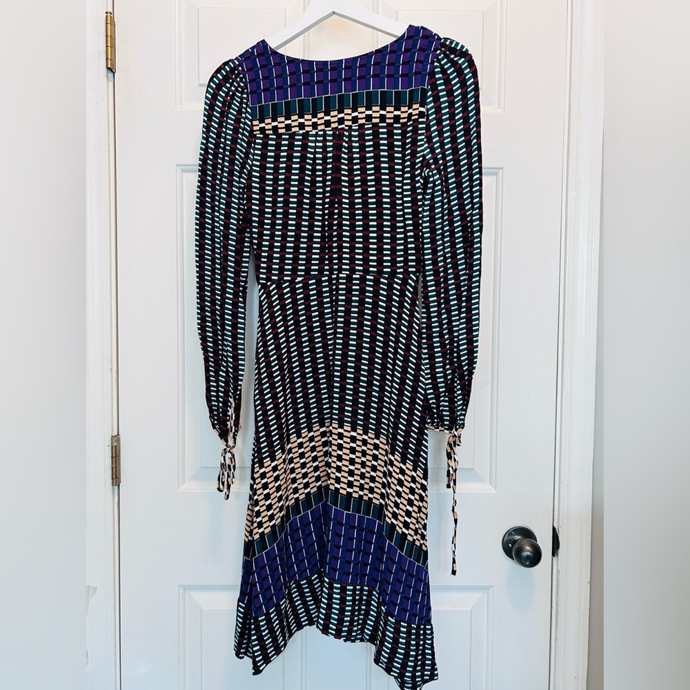 MAEVE Gianna Anthropologie tunic dress multicolored geometric print festival - Picture 4 of 12